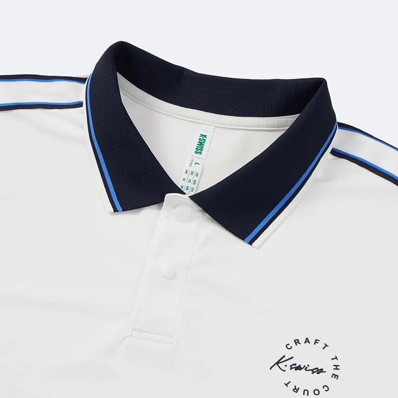 KSWISS Polo Shirt Men's 161 K00W WHT0-5