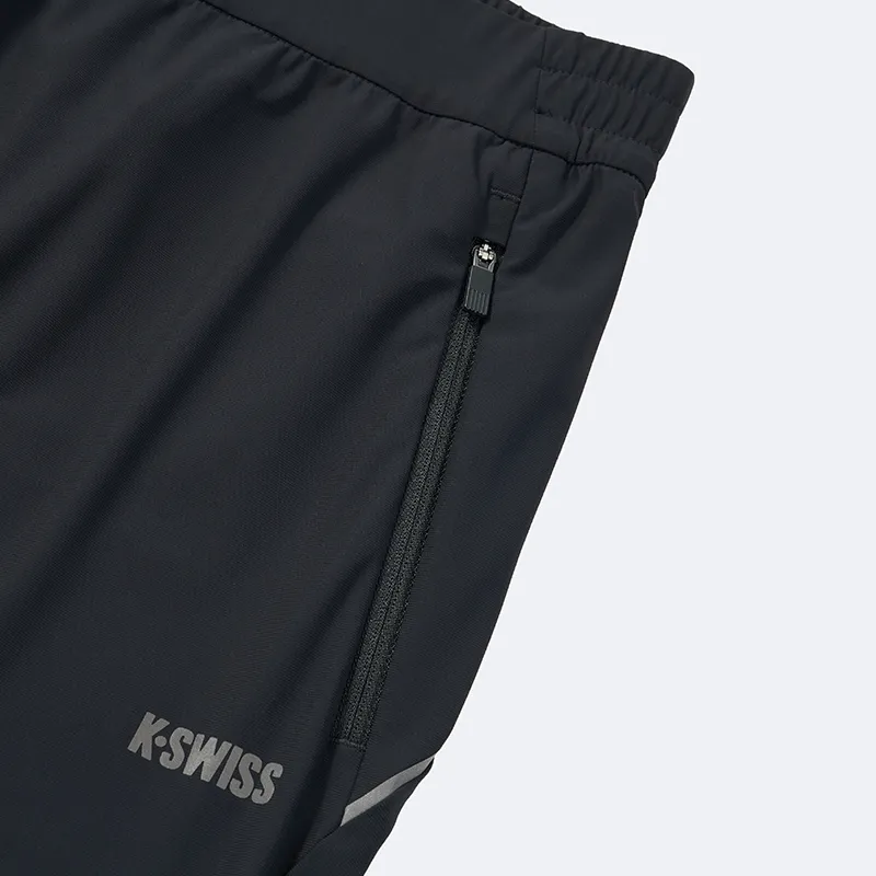 KSWISS Knitted Fabric Sports Pants Men's Black-3