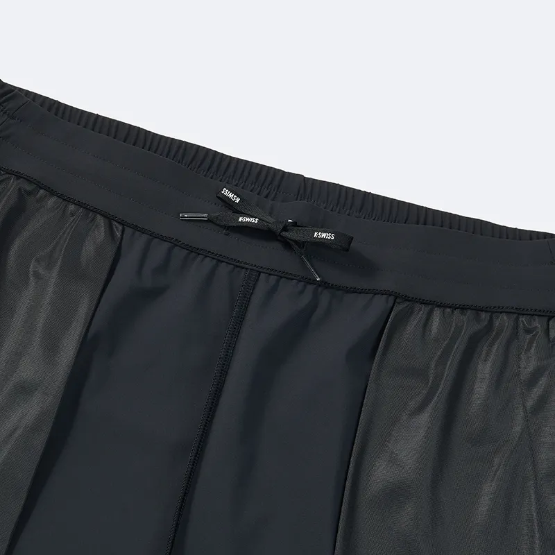 KSWISS Knitted Fabric Sports Pants Men's Black-4