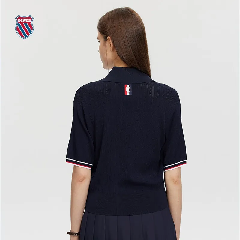 KSWISS Polo Shirt Women's Dark Indigo-3