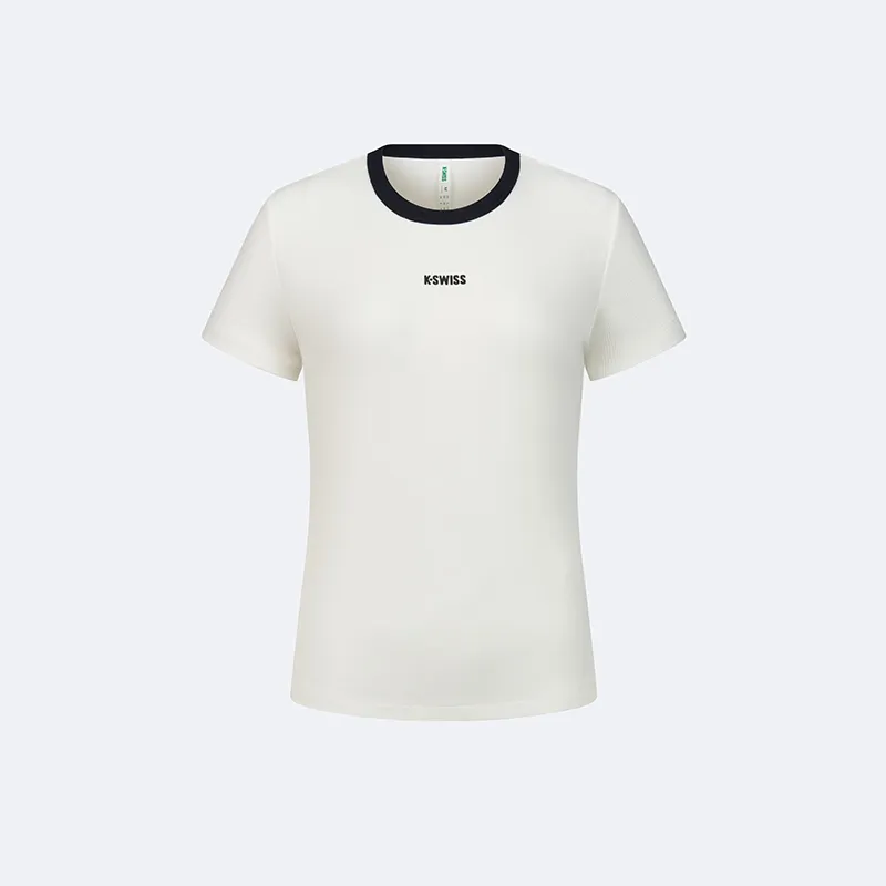 KSWISS Regular T Shirt Women's 161 K00W WHT0-1