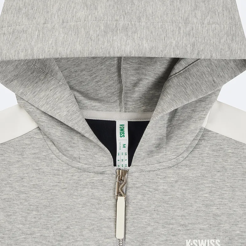KSWISS Fashion Versatile Sports Hooded Knitted Fabric Top Women's 1911496-4