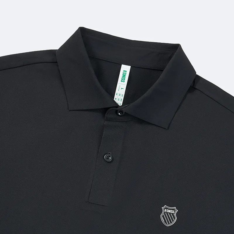 K·SWISS Polo Shirts Men Black-2