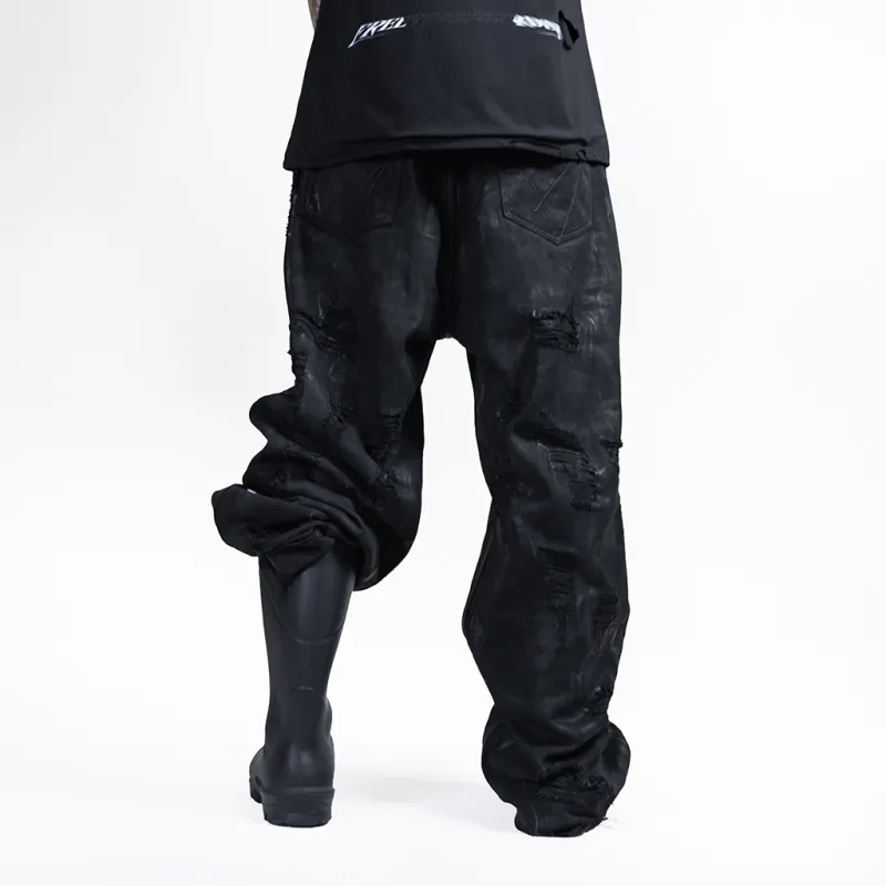 FREE WORLD ORDER Jeans Unisex Black-2
