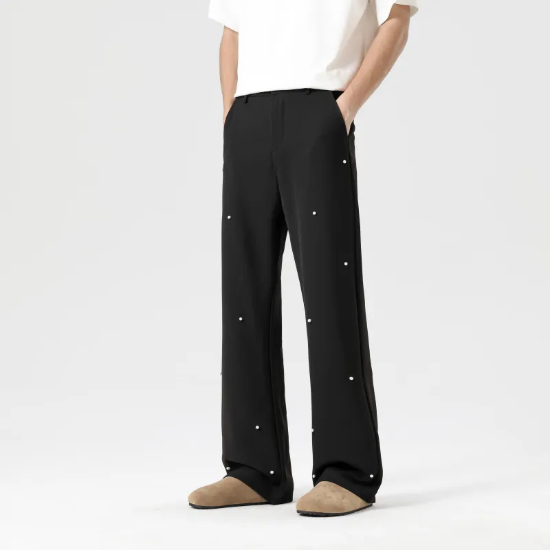 Duamin Casual Pants Unisex Black-6