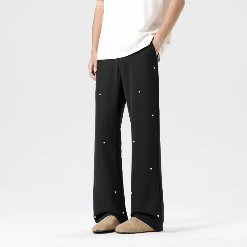 Duamin Casual Pants Unisex Black-3