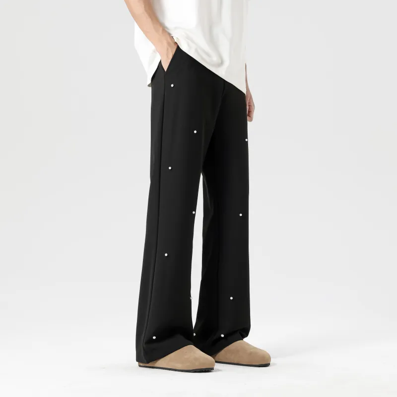 Duamin Casual Pants Unisex Black-5