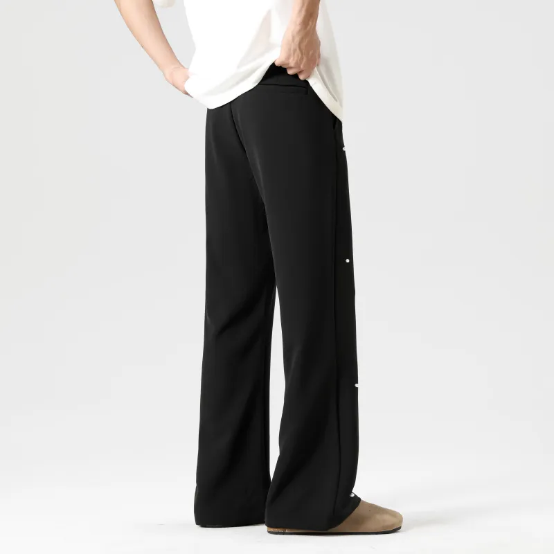 Duamin Casual Pants Unisex Black-4