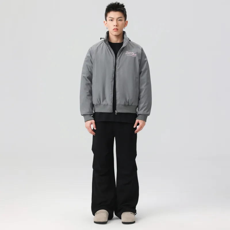 Duamin Jackets Coats Unisex Light Gray-2