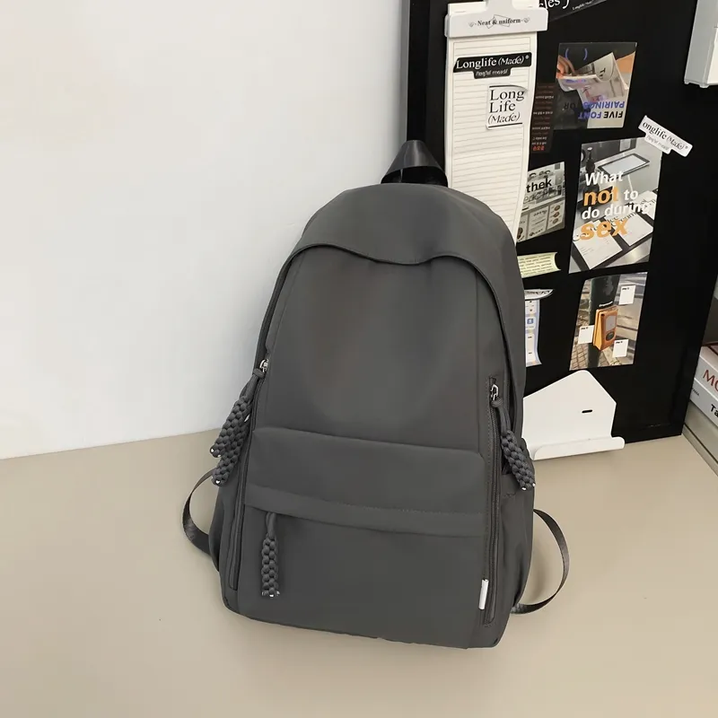 Alcohol Dragon Nylon Backpack Regular Unisex Multicolor-26