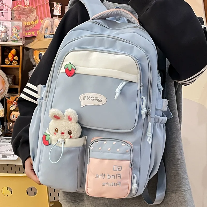 Alcohol Dragon Canvas Backpack Regular Women's Multicolor-22