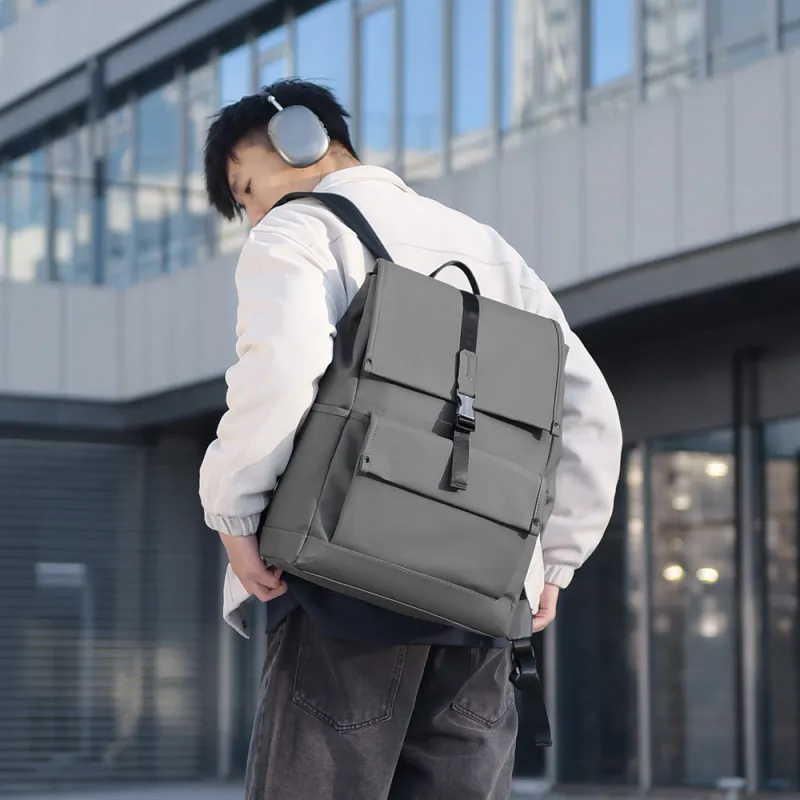 Alcohol Dragon Nylon Backpack Men's Multicolor-6