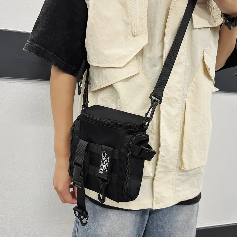 Alcohol dragon Crossbody Bags Black-4