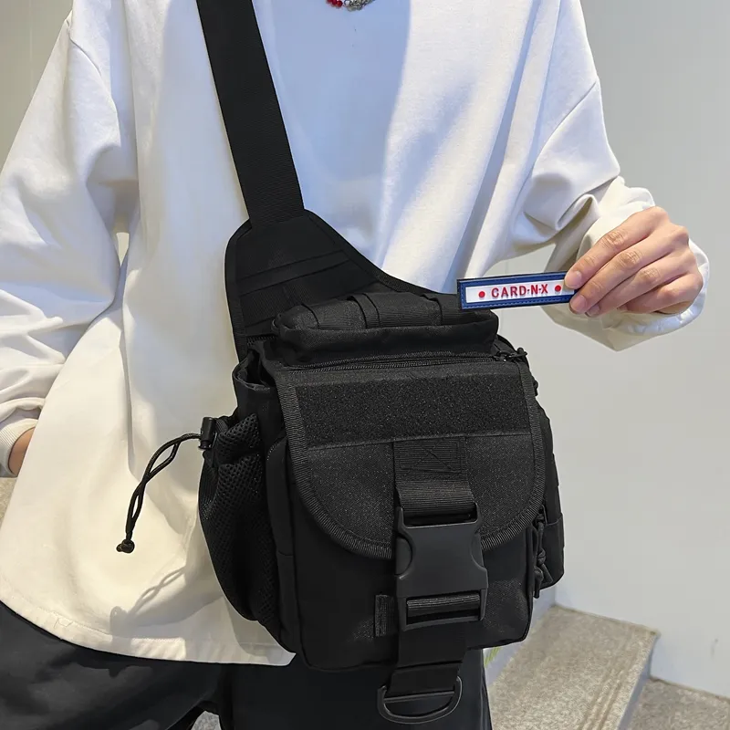 Alcohol dragon Crossbody Bags Black-5