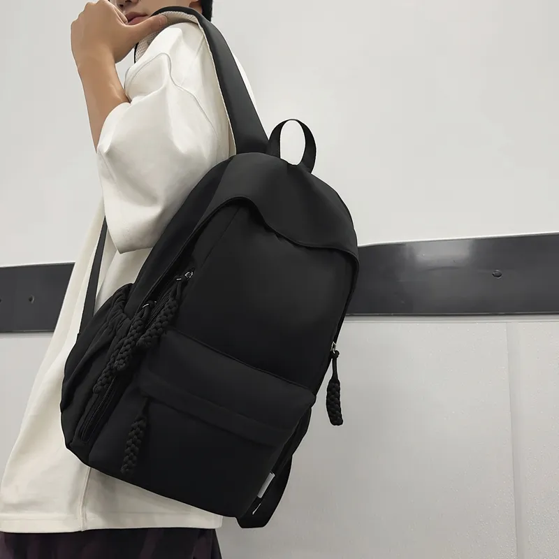 Alcohol Dragon Nylon Backpack Regular Unisex Multicolor-7