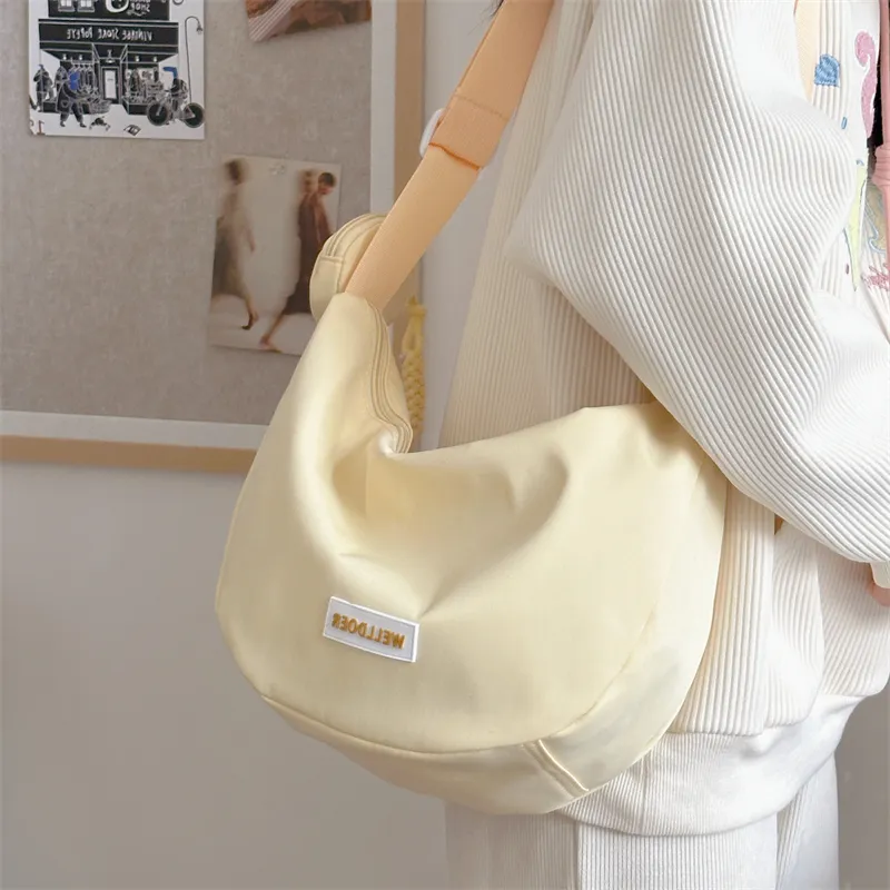 Alcohol Dragon Polyester Crossbody Bag, Shoulder Bag Unisex Black/Pink/Yellow/Ecru-2