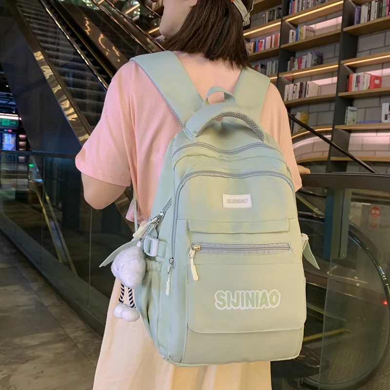 Alcohol Dragon Nylon Backpack Regular Unisex Multicolor-28