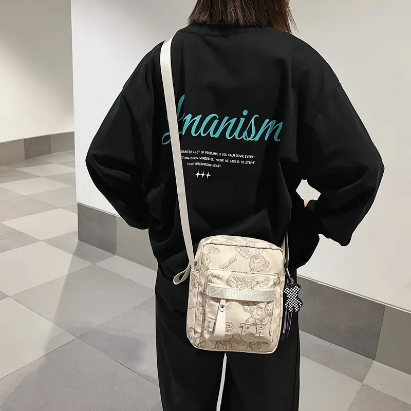 Alcohol dragon Crossbody Bags-5