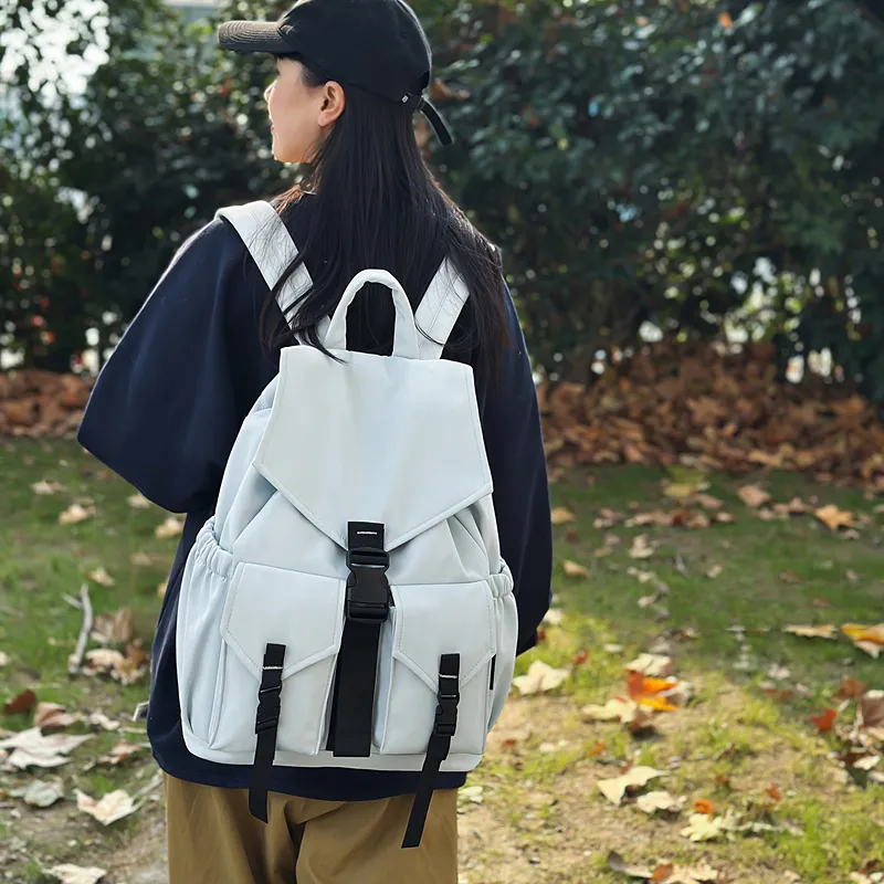 Alcohol Dragon Nylon Backpack Regular Unisex Multicolor-26