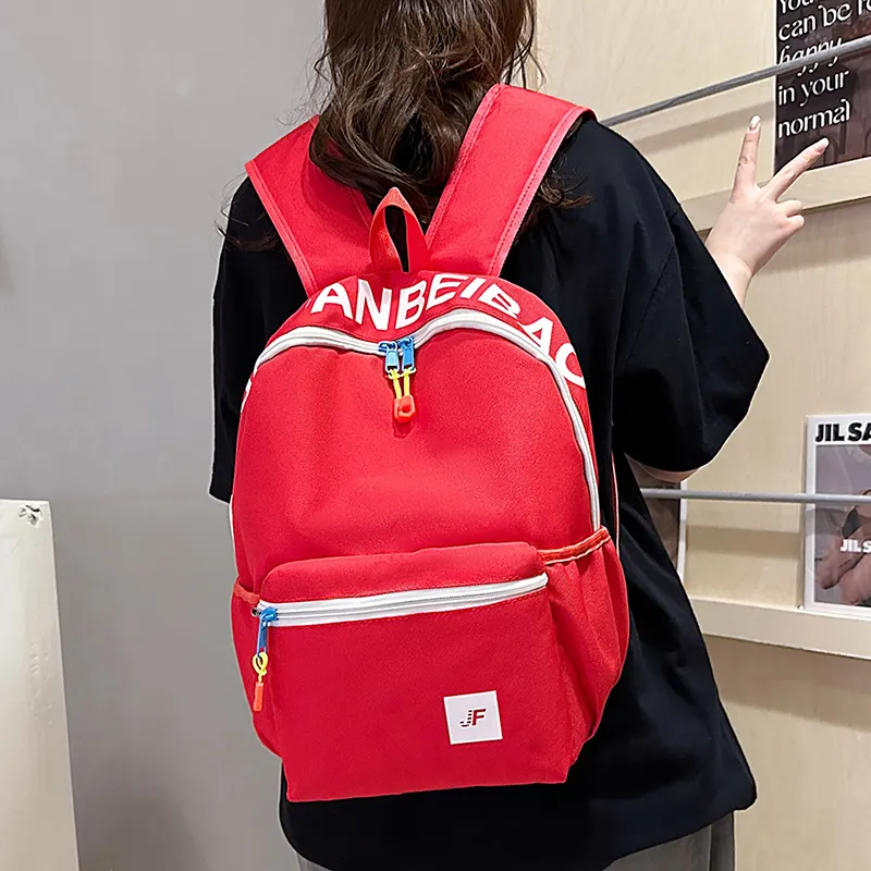 Alcohol Dragon Oxford Backpack Regular Unisex Fuchsia/Pink/Red/Blue-15