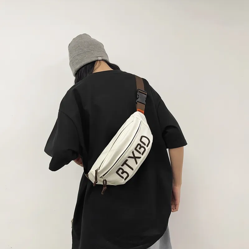 Alcohol Dragon Nylon Fabric Sling Bag Regular Unisex Black/White/Gray/Red/Orange-19