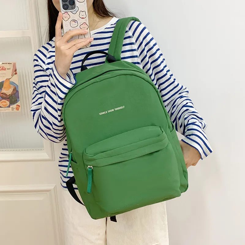 Alcohol Dragon Nylon Fabric Backpack Large Size Women's Multicolor-25