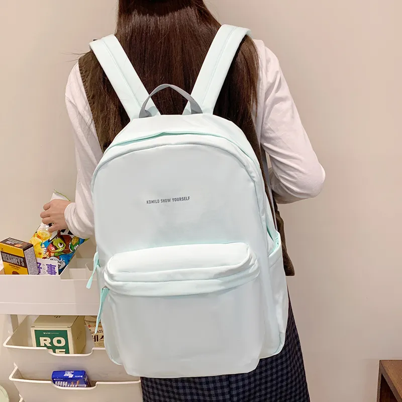 Alcohol Dragon Nylon Fabric Backpack Large Size Women's Multicolor-35