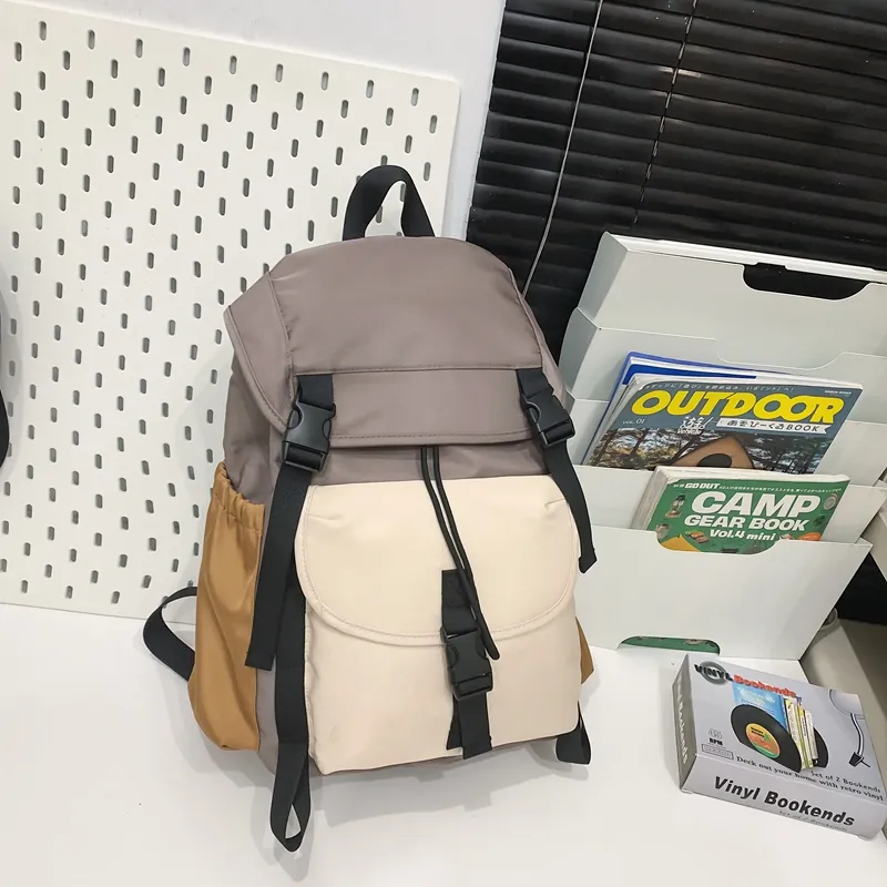 Alcohol Dragon Nylon Backpack Unisex Multicolor-26