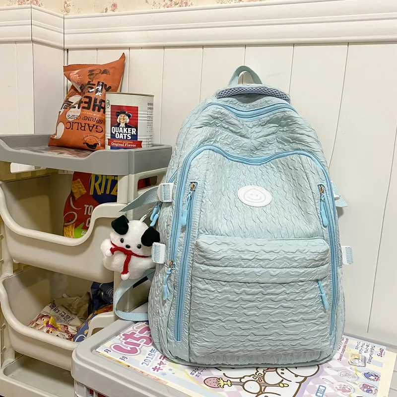 Alcohol Dragon Nylon Backpack Women's Multicolor-22