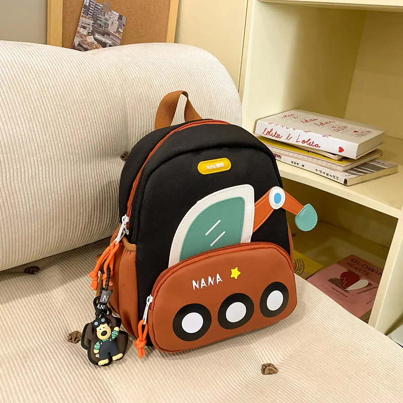 Alcohol Dragon Nylon Backpack Regular Kids' Multicolor-1