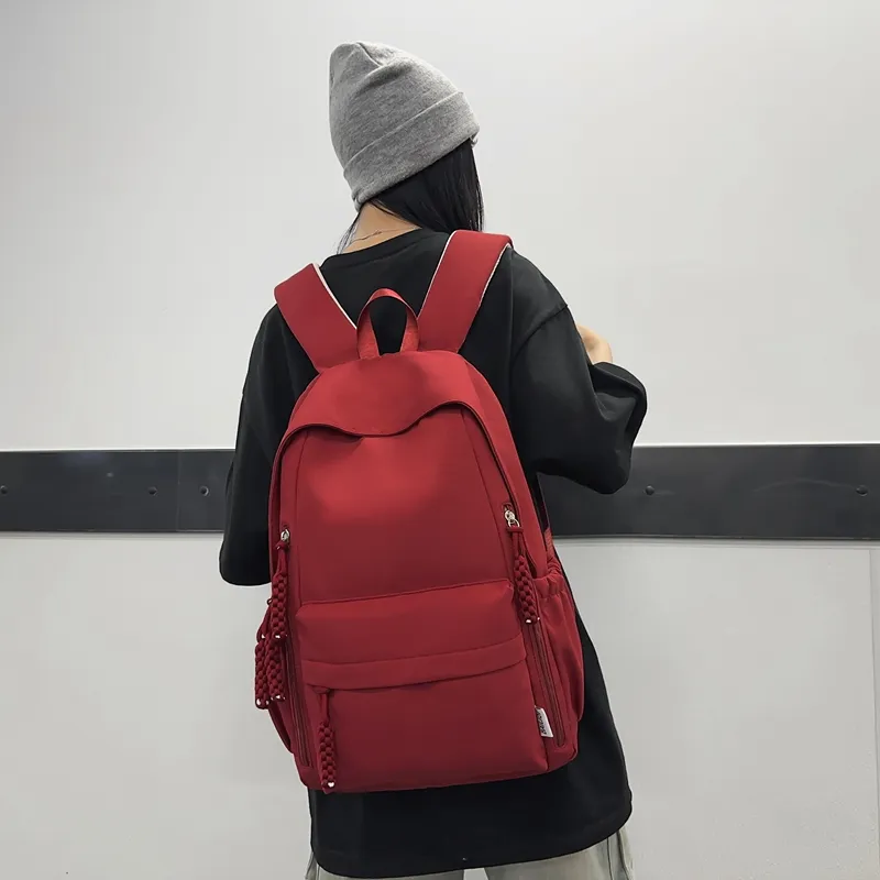 Alcohol Dragon Nylon Backpack Regular Unisex Multicolor-18