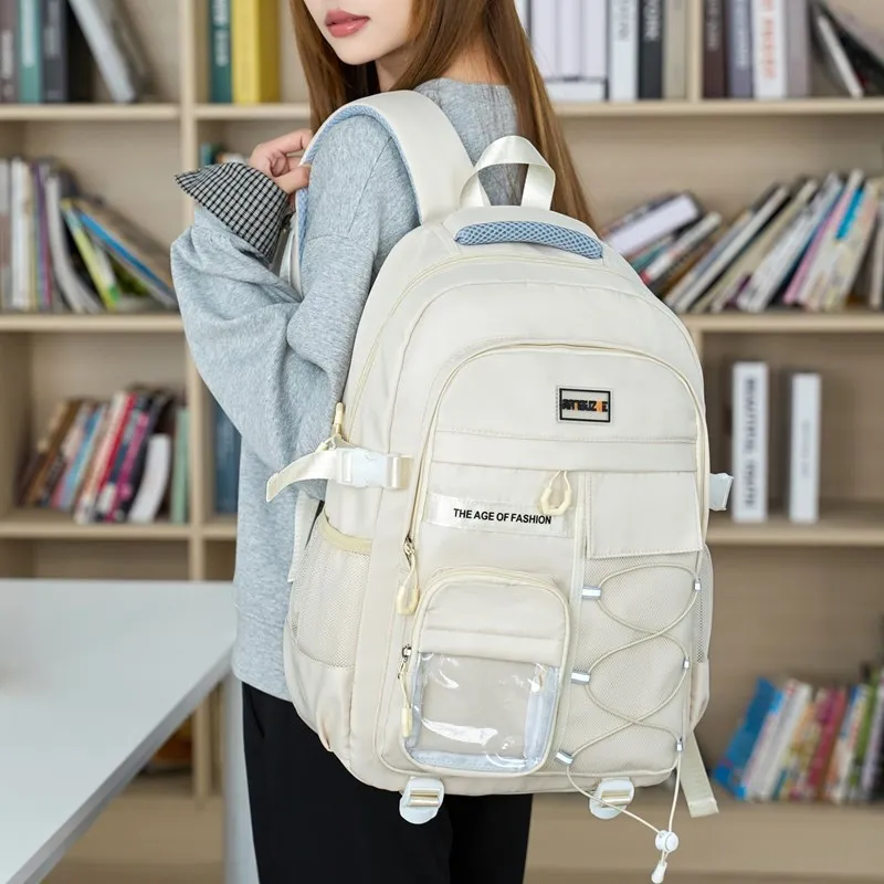 Alcohol Dragon Polyester Backpack Unisex Multicolor-5