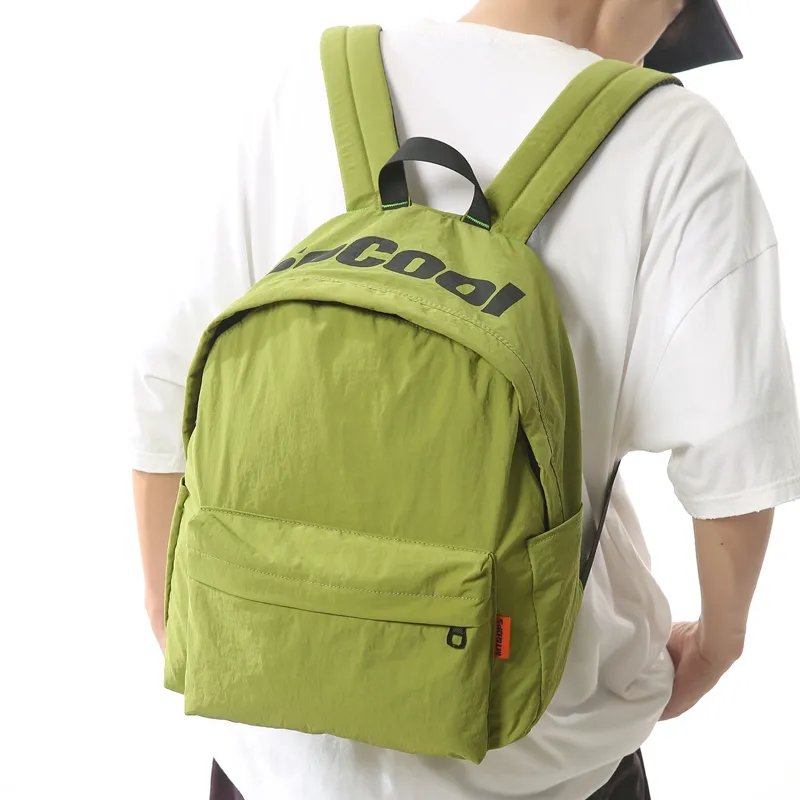 Alcohol Dragon Nylon Backpack Unisex Multicolor-11