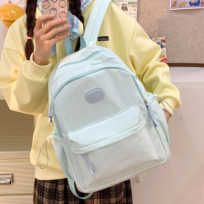 Alcohol Dragon Nylon Fabric Backpack Unisex Multicolor-24
