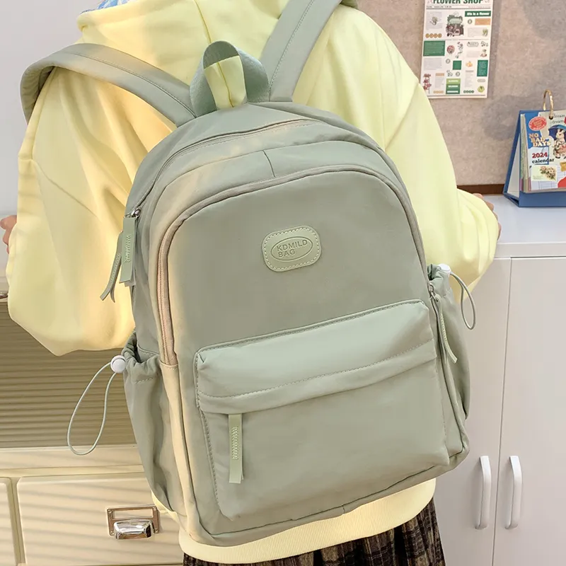 Alcohol Dragon Nylon Fabric Backpack Unisex Multicolor-37