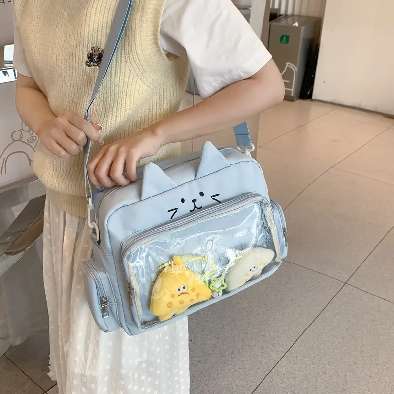 Alcohol Dragon Nylon Crossbody Bag, Shoulder Bag Unisex-1