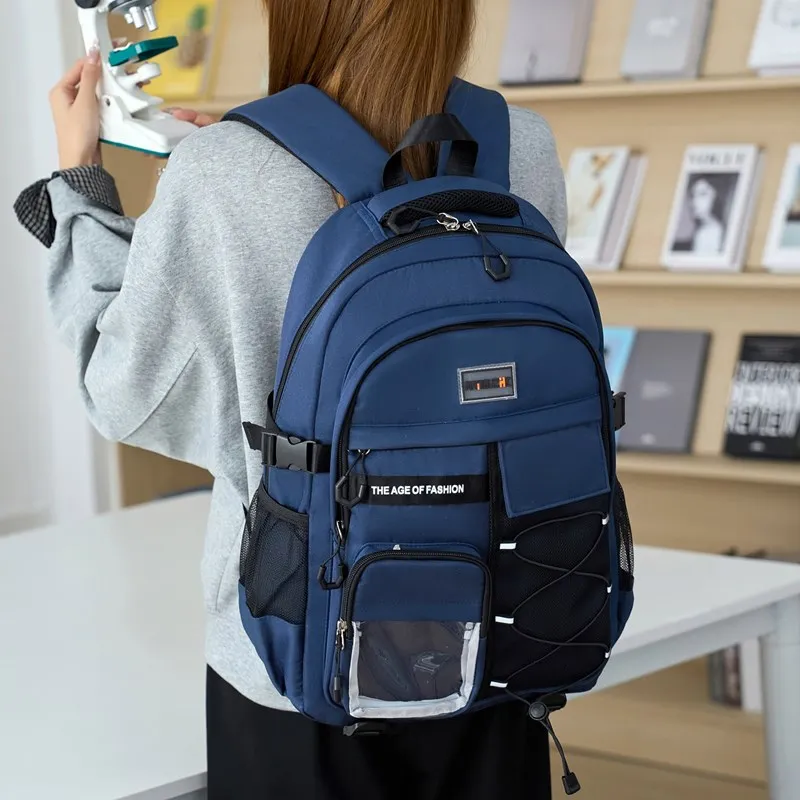 Alcohol Dragon Polyester Backpack Unisex Multicolor-10