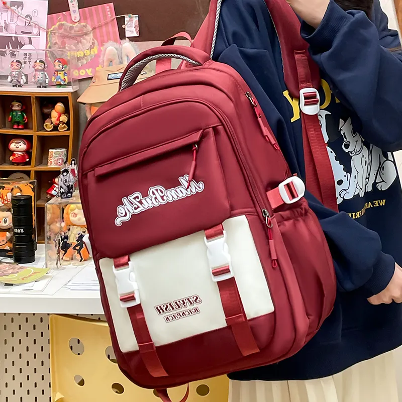 Alcohol Dragon Nylon Backpack Regular Unisex Multicolor-8