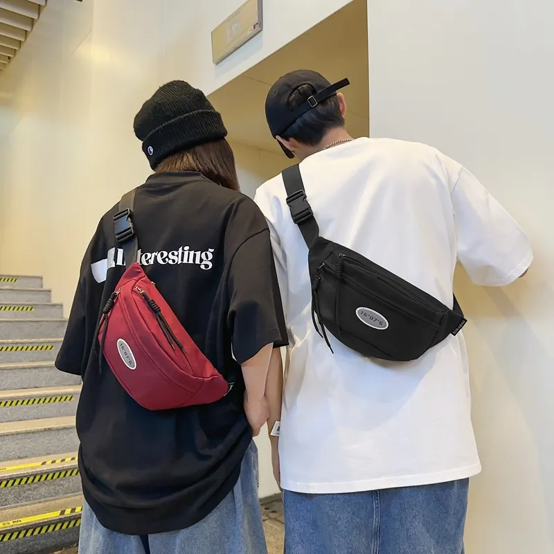Alcohol Dragon Nylon Fanny Pack Crossbody Bag Sling Bag Regular Unisex Black/White/Green/Khaki/Red/Gray-22