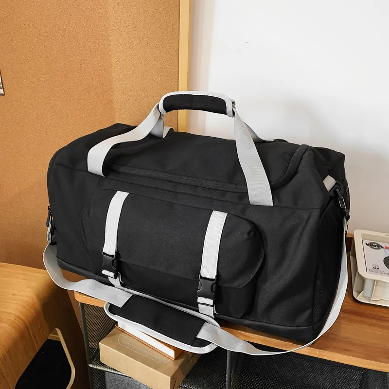 Alcohol Dragon Nylon Travel Bag Unisex Multicolor-7
