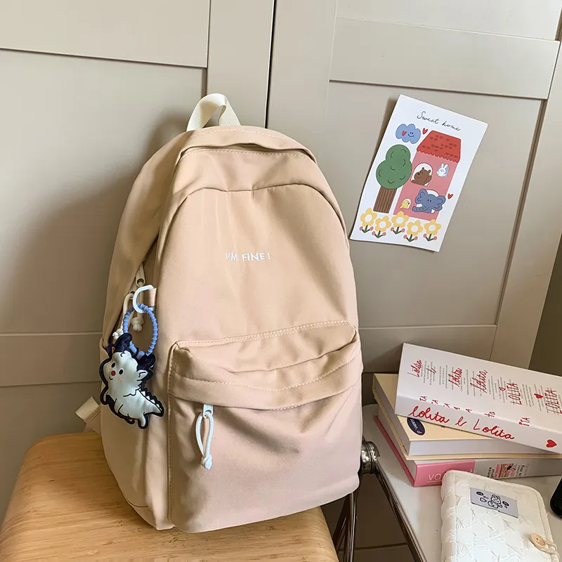 Alcohol Dragon Nylon Backpack Regular Women's Multicolor-40