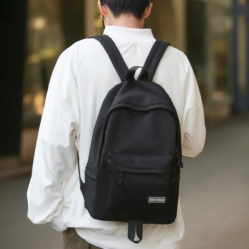 Alcohol Dragon Nylon Backpack Regular Unisex Black/Blue/White/Red-9