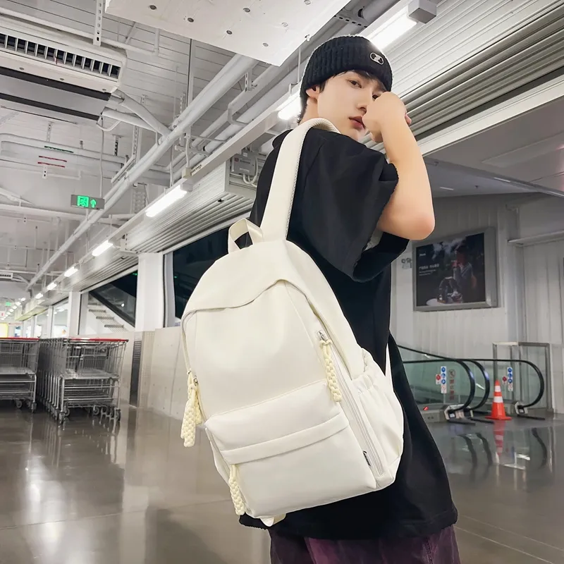 Alcohol Dragon Nylon Backpack Regular Unisex Multicolor-12