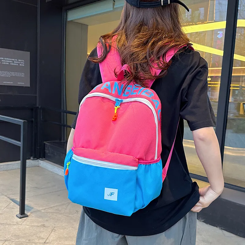 Alcohol Dragon Oxford Backpack Regular Unisex Fuchsia/Pink/Red/Blue-10
