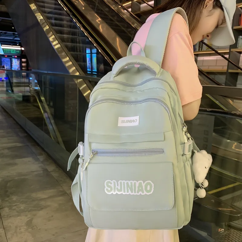 Alcohol Dragon Nylon Backpack Regular Unisex Multicolor-30