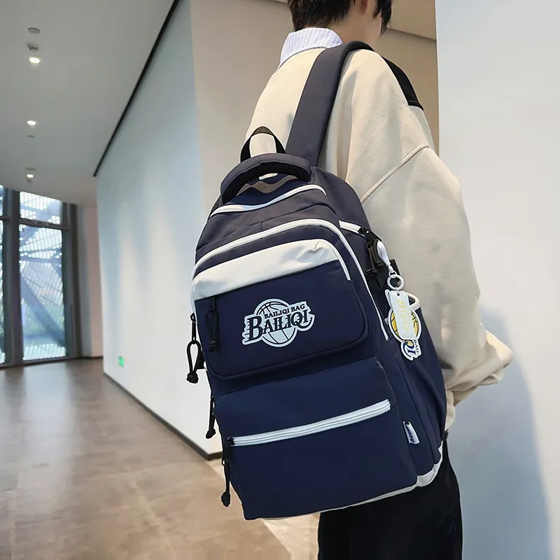 Alcohol Dragon Nylon Backpack Regular Unisex Multicolor-7