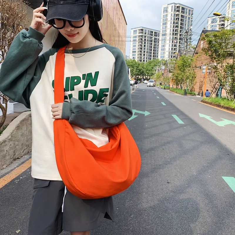 GOBLIN SHARKS 1759 Nylon Dumpling Bag Shoulder Bag Regular Unisex Multicolor-22