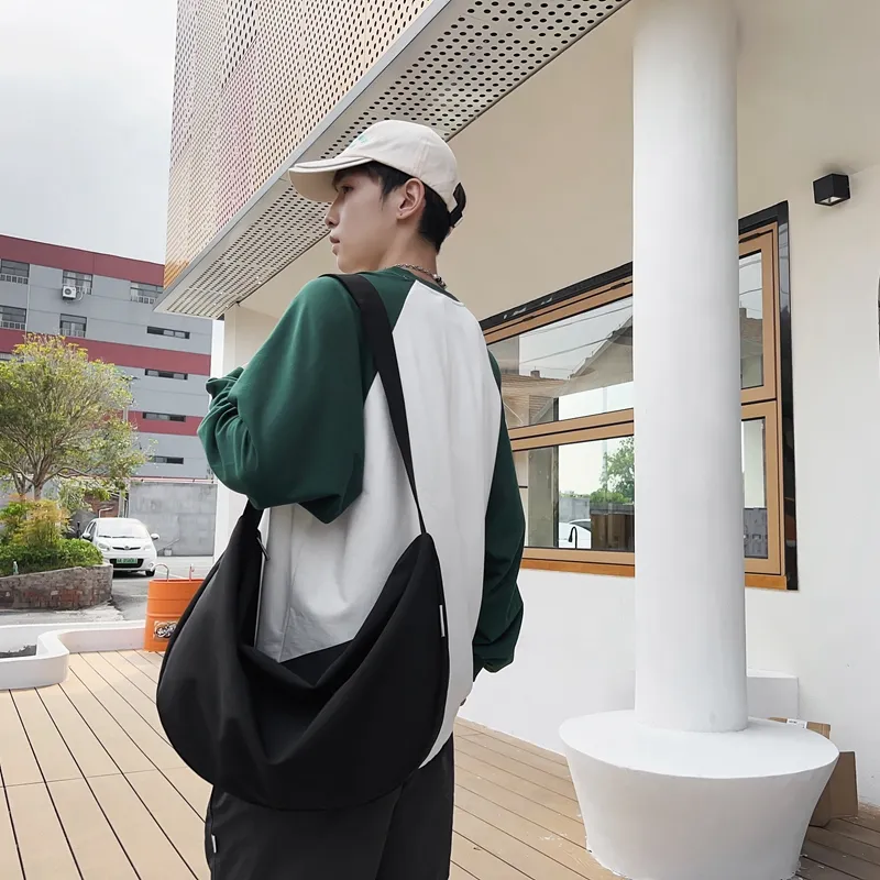 GOBLIN SHARKS 1759 Nylon Dumpling Bag Shoulder Bag Regular Unisex Multicolor-17