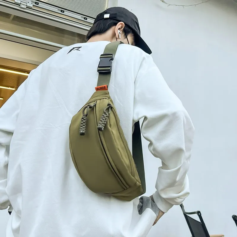 Alcohol Dragon Oxford Fanny Pack Sling Bags Regular Unisex Army Green/Black/Ecru/Orange/Blue-2