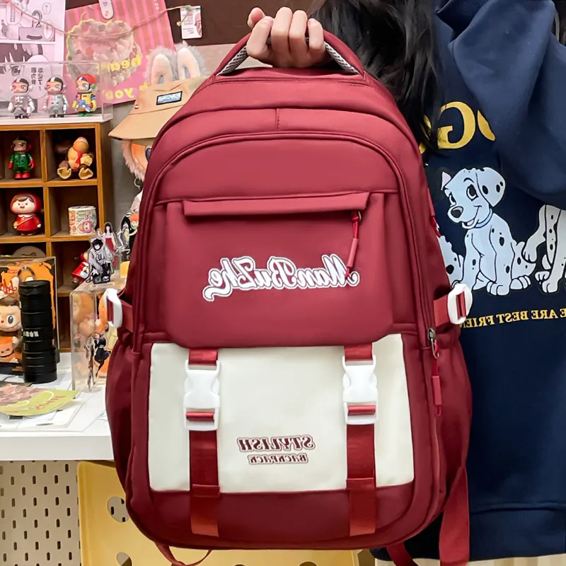 Alcohol Dragon Nylon Backpack Regular Unisex Multicolor-7